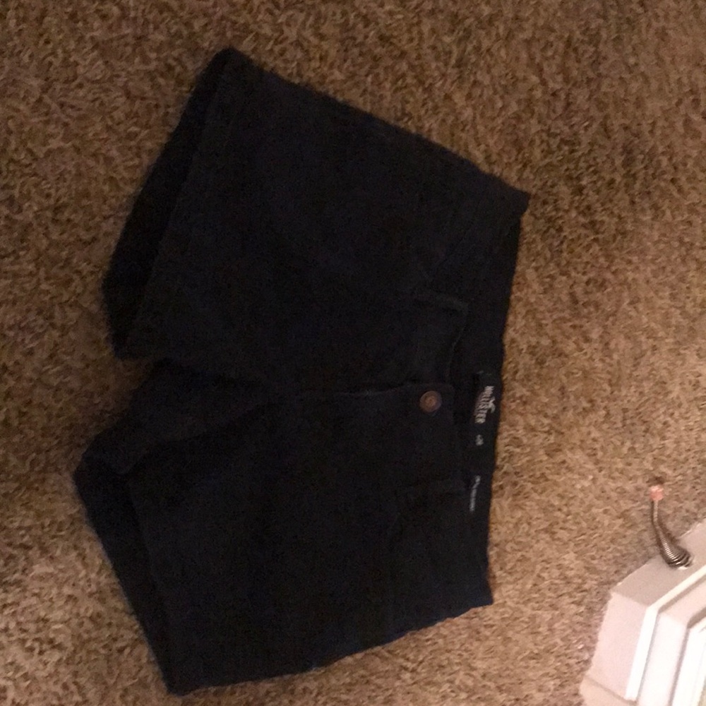Dark blue Hollister shorts with pockets